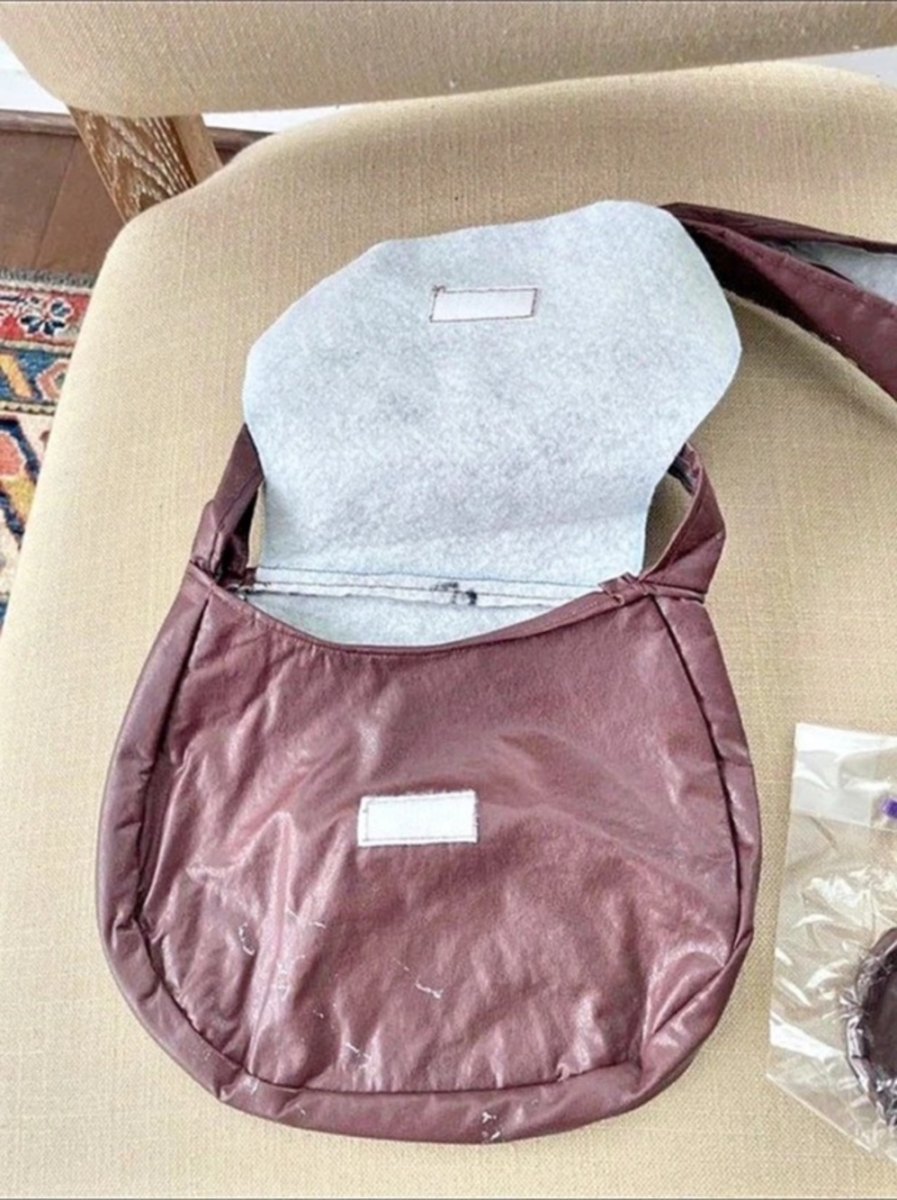 Handmade Flynn Rider Satchel & Mini Frying Pan - Picture 4 of 10